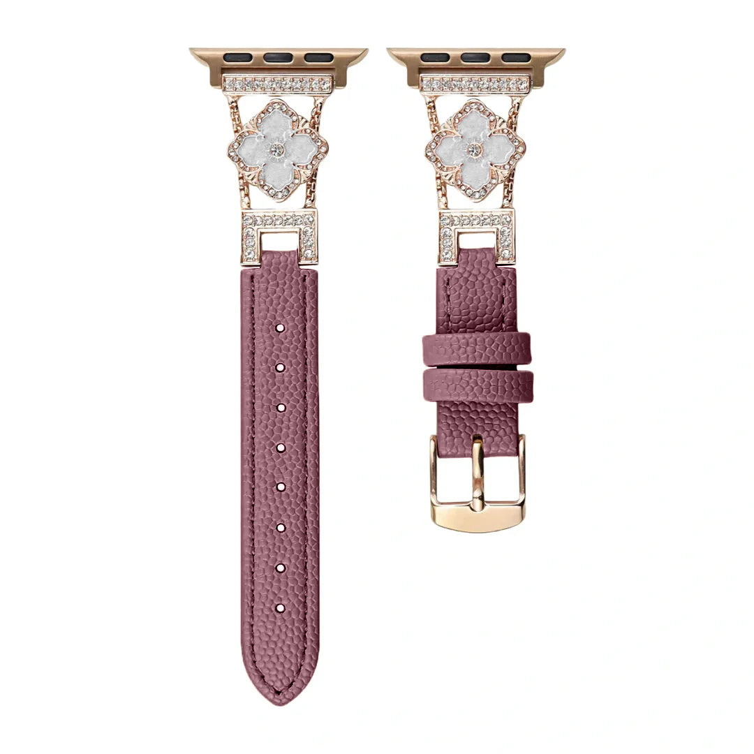 Glitter Leather Strap